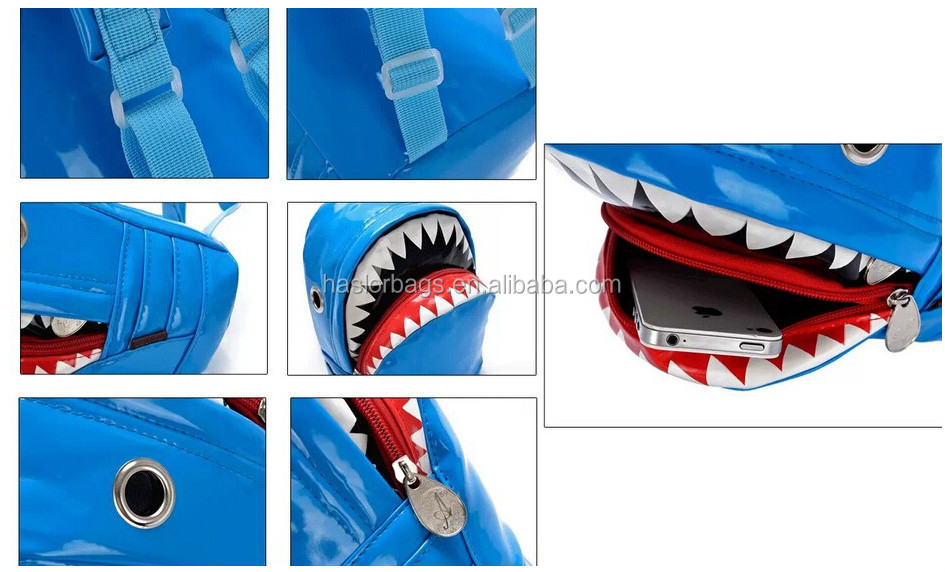 Funny Shark Shape Large School Backpack for Boy