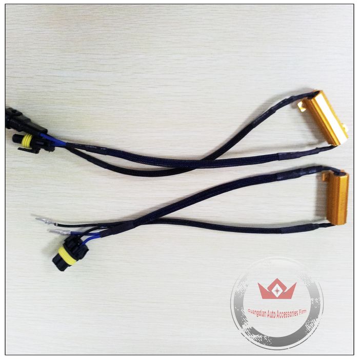 HID LED キャンセラー ハイフラ対策 50W6Ωメタルクラッド抵抗器50W6Ω防止抵抗器 輸入車[9005/9006/H1/880など]2個セット対応シングル防止抵抗器問屋・仕入れ・卸・卸売り