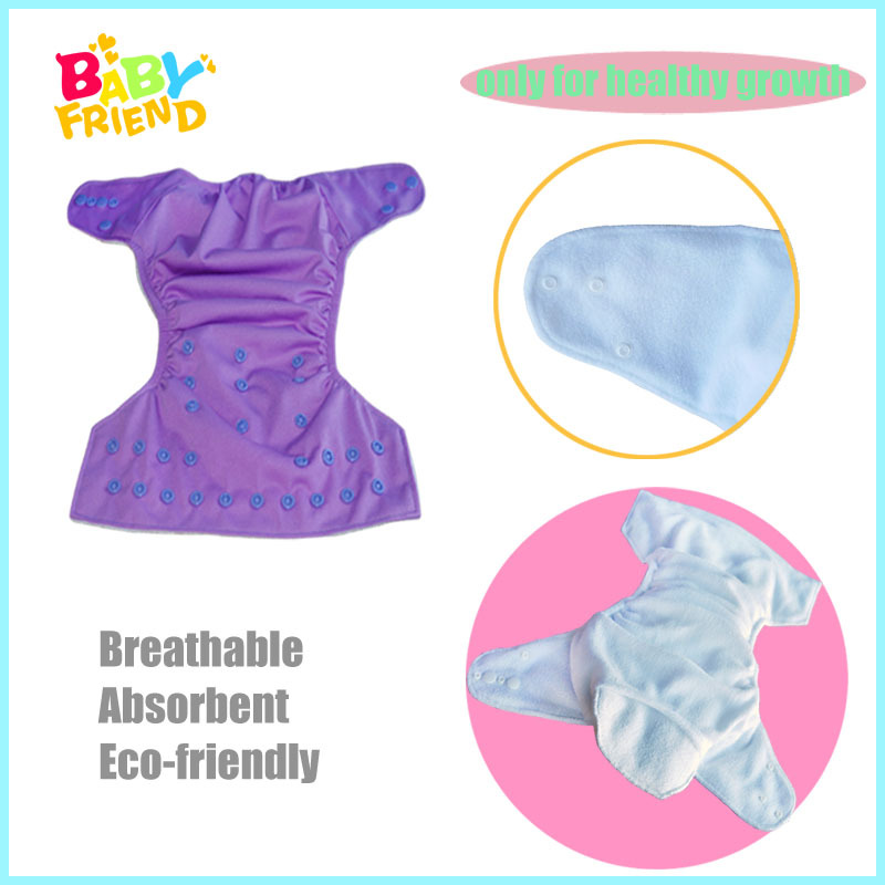 送料無料babyfriend赤ちゃん2015再利用可能と洗える環境に優しいベビーおむつ新しいソリッドカラー布おむつ 問屋・仕入れ・卸・卸売り