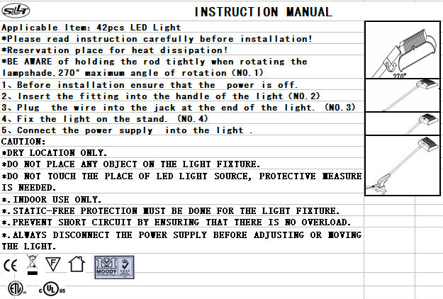 Ledのトレードショーの光、 ledグースネックライト、 ledスポットライト1600-1800lm24wdc18-24v。問屋・仕入れ・卸・卸売り