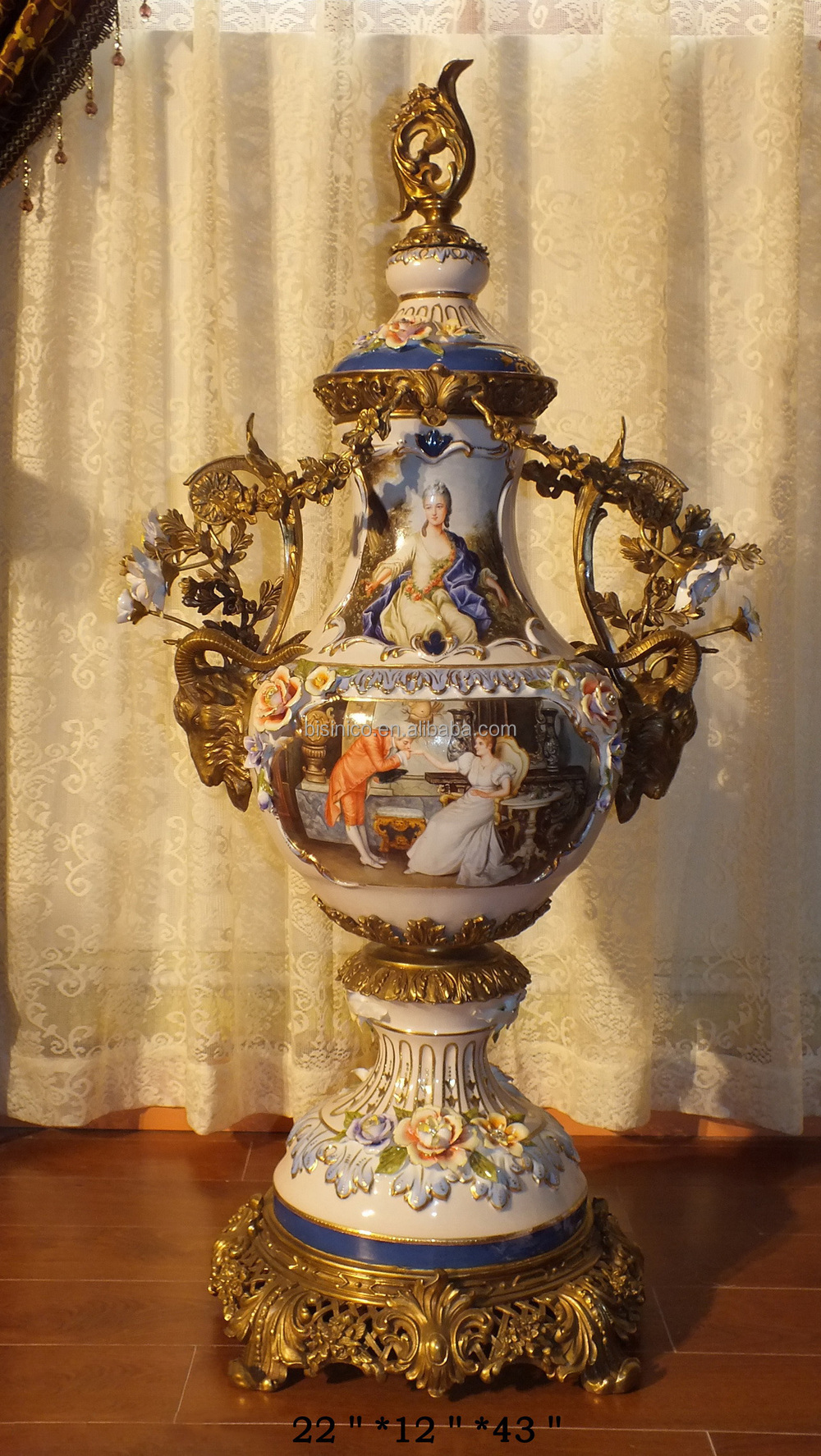 Franse barok antiek porselein huisdecoratie/luxe porseleinen ... Woonkamer deco van verklaringen