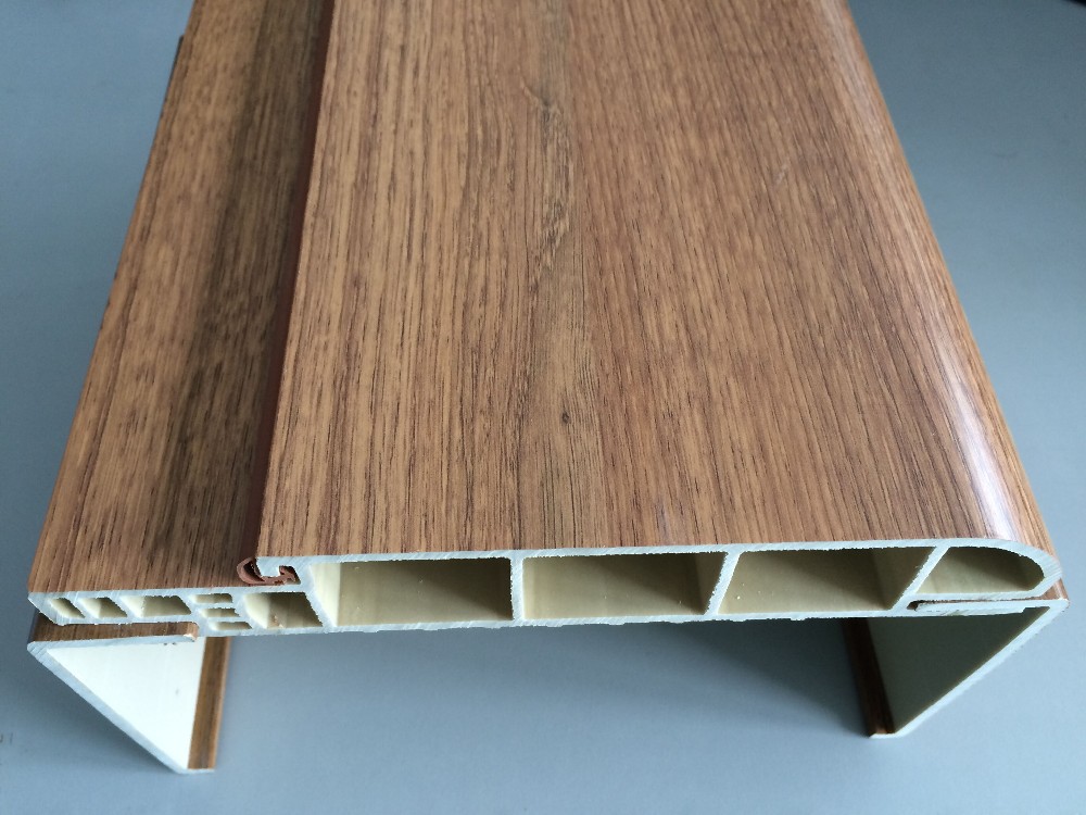 Pvc Film Lamination Type Nondeformation Wood Plastic Composite Wpc