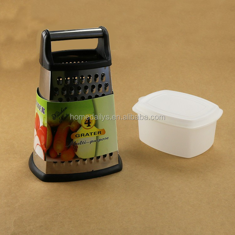 best 4-sided box grater & vegetable slicer with storage