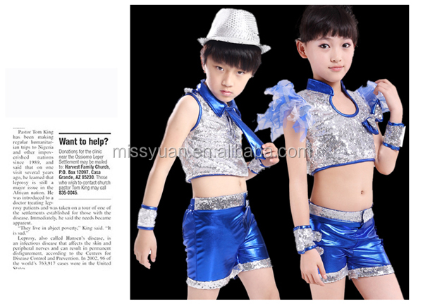 中国の男の子と女の子を2014年男女兼用ジャズダンス衣装問屋・仕入れ・卸・卸売り