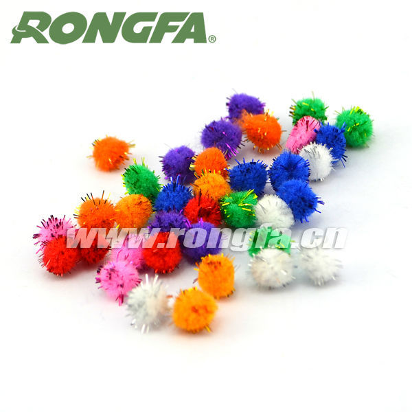 8mmdarice1/4『 ティンセルpompomsカラフルな工芸品、 グリッターpompoms仕入れ・メーカー・工場