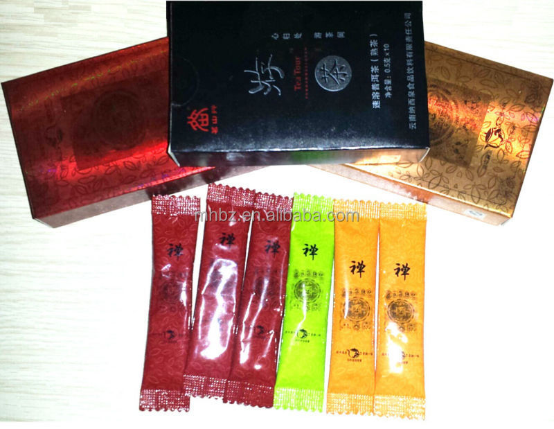 Instant black soluble powders tea