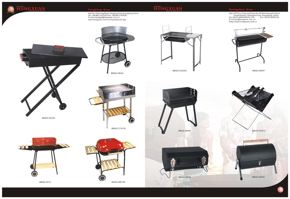 新しいチャコールバーベキューグリルbbqバーベキュートロリードラムの加熱異なるデザインスモーカー仕入れ・メーカー・工場