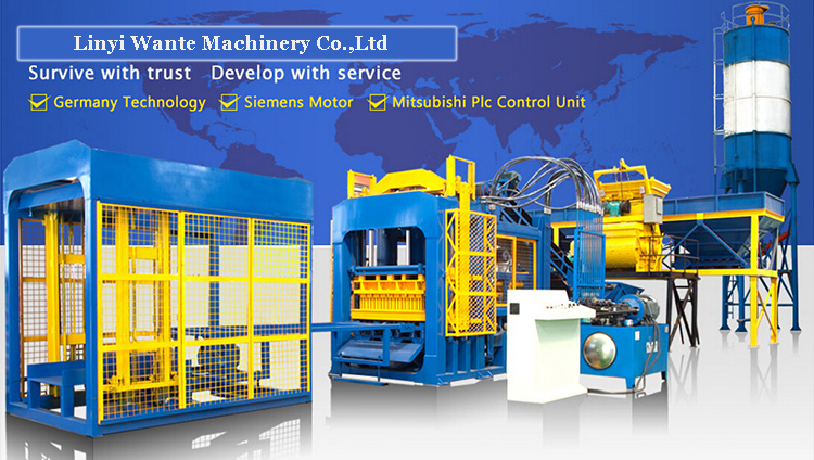 WANTE MACHINERY QT10-15 high quality masa full automatic concrete block machine price brick machine price list