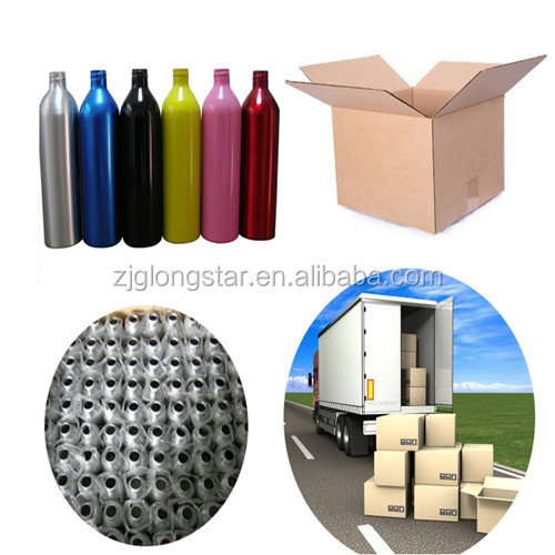 Designer unique aluminum empty champagne bottles