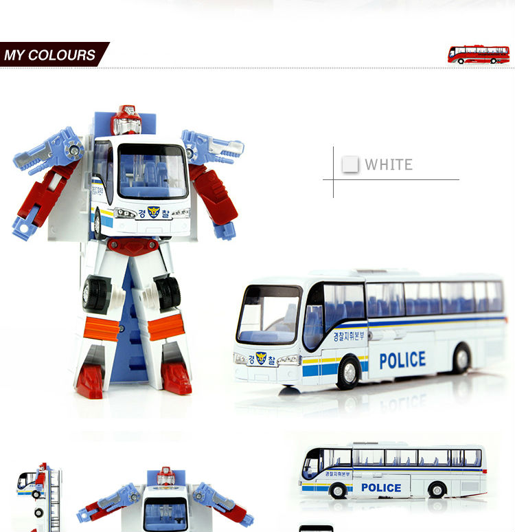 新しい本物の変換版2014年24センチメートルロボットアクションフィギュア少年のギフトのための古典的なおもちゃロボットバスに変更問屋・仕入れ・卸・卸売り