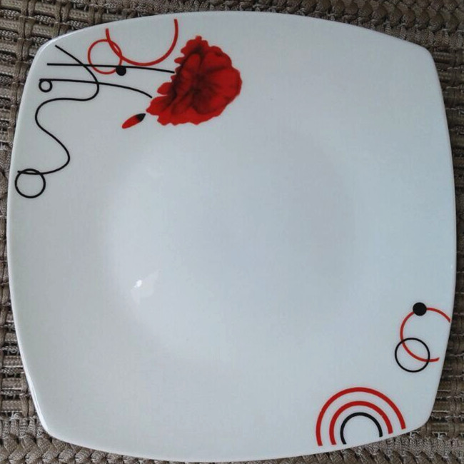Red Square Dinner Plates,Make Your Own Dinner Plates,White Square ... Red Square Dinner Plates,Make Your Own Dinner Plates,White Square ...