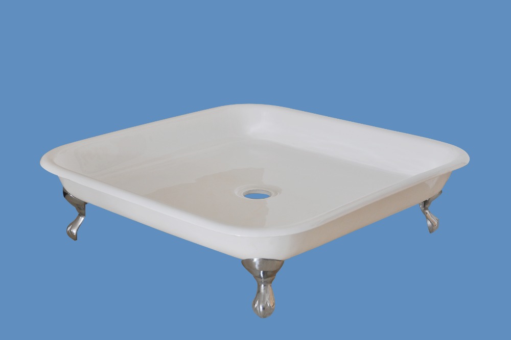 Claw Foot Shower Base/cast Iron Enameled Shower Trays Buy Cheap Cast Iron Shower Trays,Square