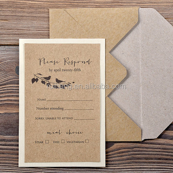 Recycling Eco Rustic Burlap Shabby Chic Wedding Invitation Buy