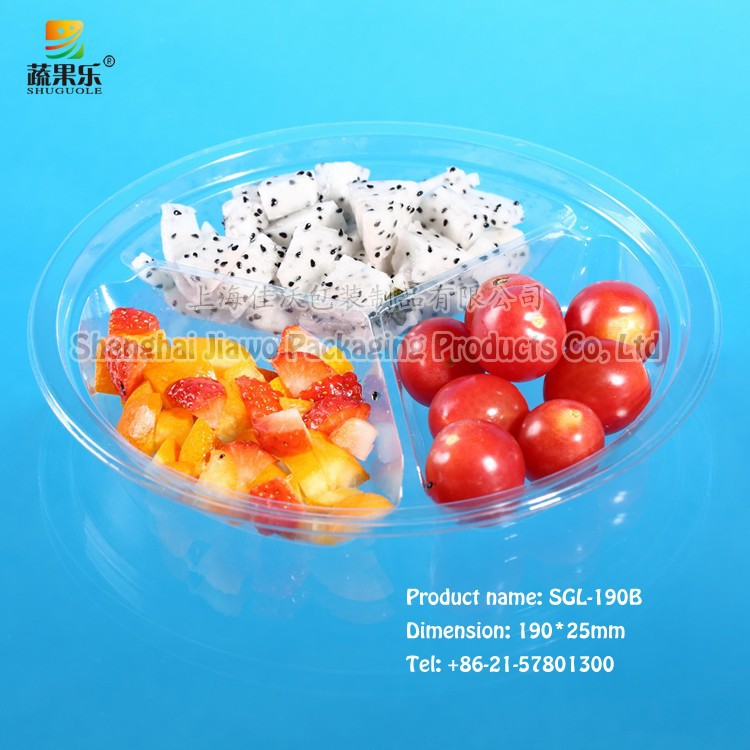 Disposable Fresh Cut Fruit Packing Machine Salad Container Sgl190b