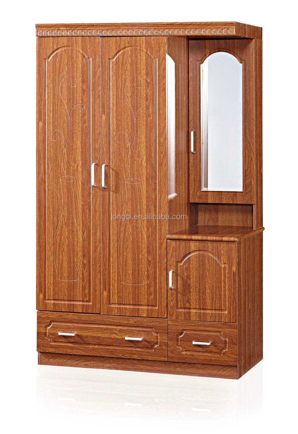 New Arrival Bedroom Mdf Wardrobe Design Wood Clothes Cabinet Mirror Closet Wardrobe Fc303 Buy Mirror Closet Wardrobe Bedroom Furniture Wardrobe