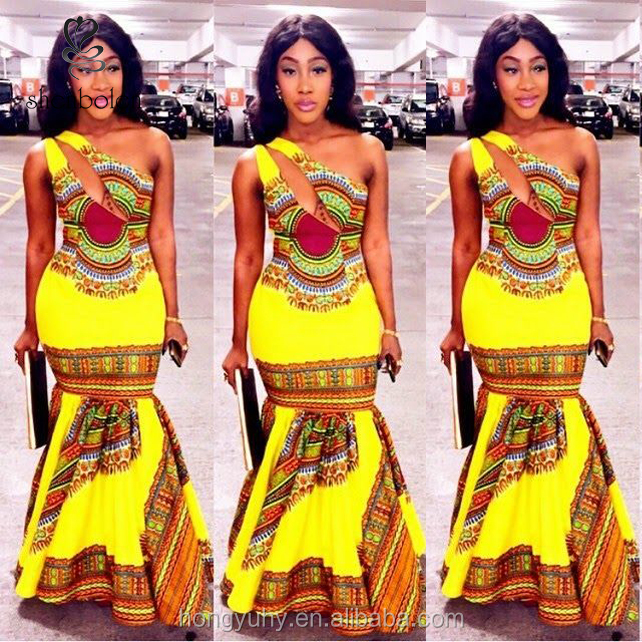 M2853 Fashion Women Traditional African Clothing Print Dashiki