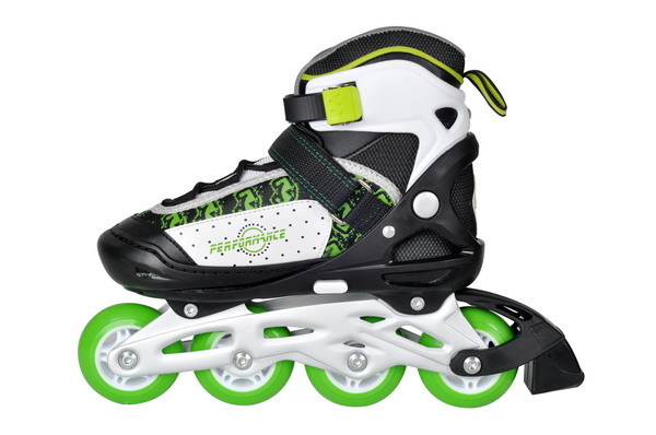 卸売alibabaのミックスカラーミックスサイズグリーンrollerskates子供調節可能仕入れ・メーカー・工場