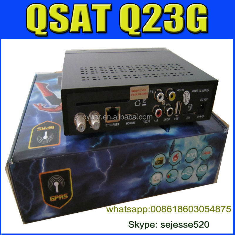 新しいqsatq23gdstvレシーバーgprsアフリカのための非常に安定しdstvチャンネルサポート3gデコーダ問屋・仕入れ・卸・卸売り