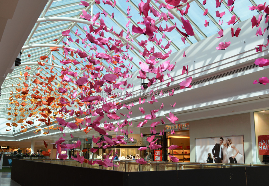 New Design Shopping Mall Butterfly Atrium Decoration Buy Atrium