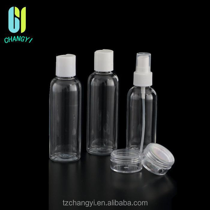 60ml、 80ml、 プラスチック製のトラベルキット100mlボトル、 cosmaticボトルのセット仕入れ・メーカー・工場