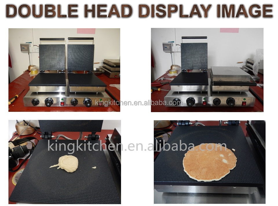 タフィービスケットやチョコレートワッフルベーカーtregroesstroopwafel/caremelワッフルベーカー/stroopwafelベーカーツインヘッド仕入れ・メーカー・工場
