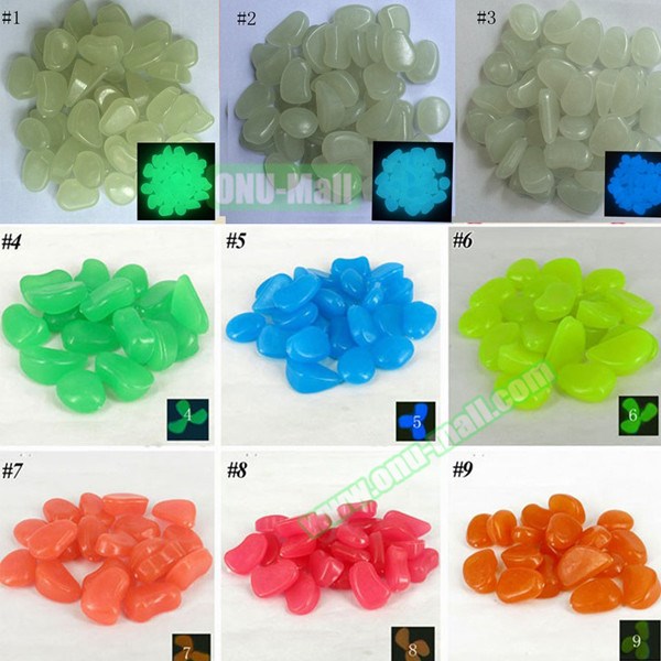 カラフルな人工小石発光石、夜の光石用ガーデン歩道装飾 問屋・仕入れ・卸・卸売り