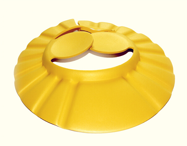 黄色の柔らかい帽子キャップシャンプー浴シャワーアイシールド防水子供の洗浄髪問屋・仕入れ・卸・卸売り