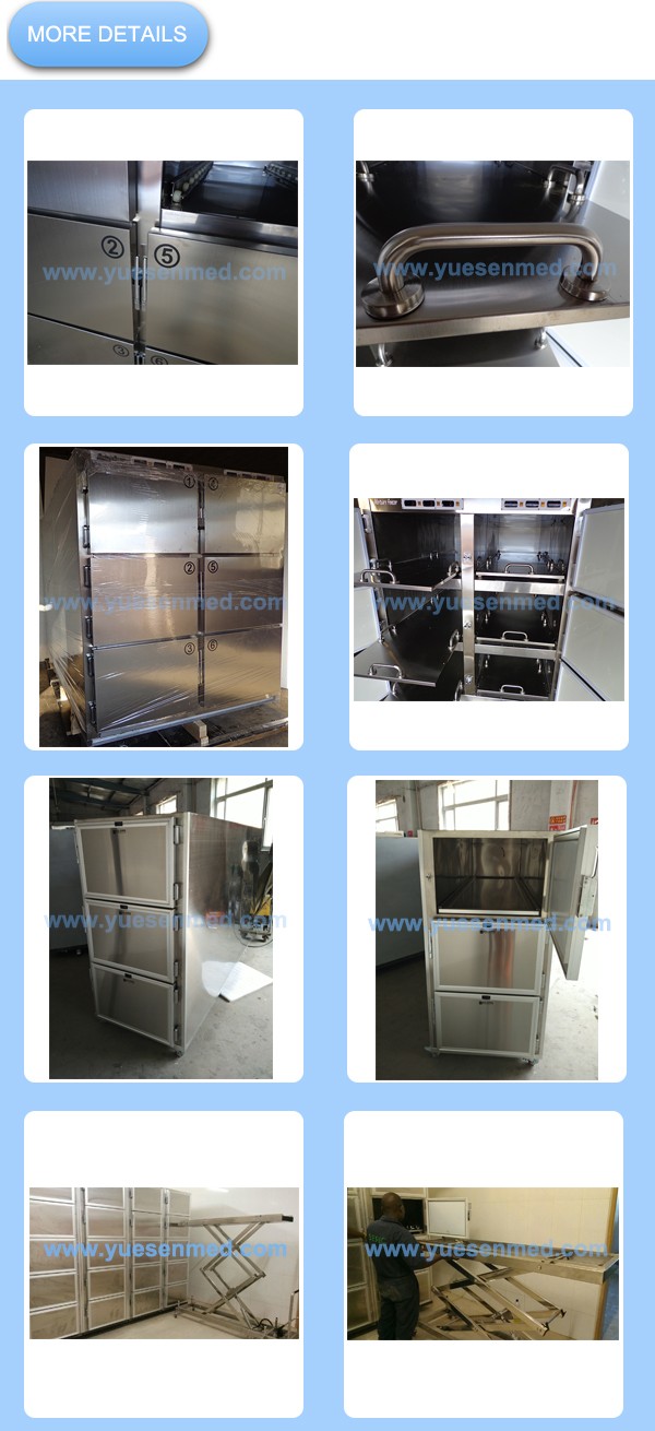 ステンレス鋼良い価格3体霊安室冷蔵庫仕入れ・メーカー・工場