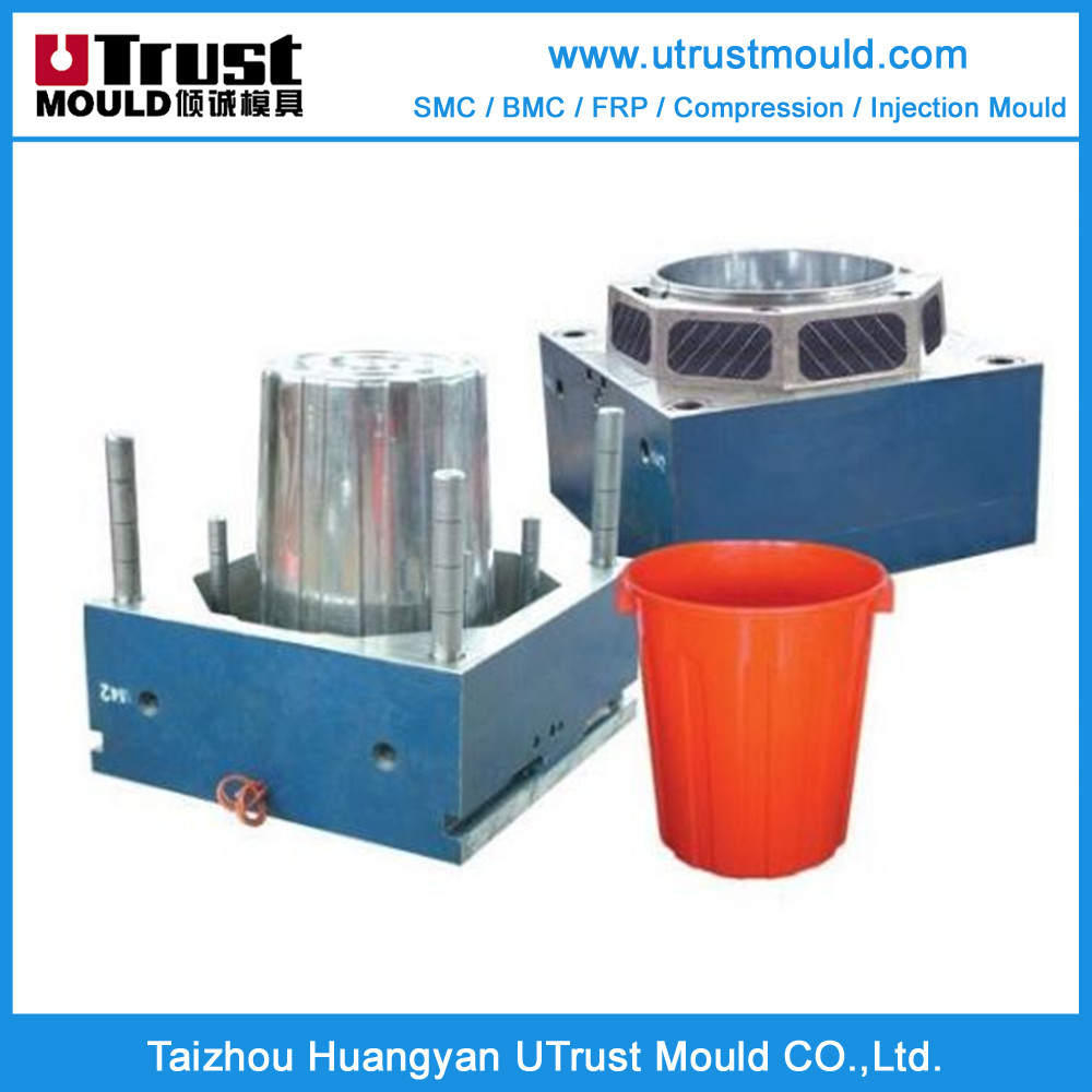 custom trash can injection plastic mould