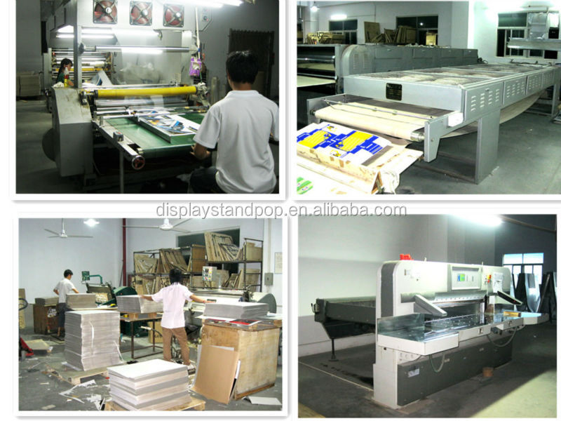2014 Chocolate Bar Paperboard Corrugated Pallet Display Boxes Snacks Display Shelf
