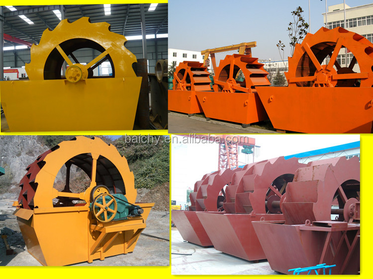 related productions of  bucket wheel sand  washer