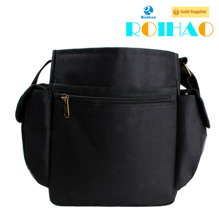 2015 Made in china oxford black simple thermal bag for lunch box