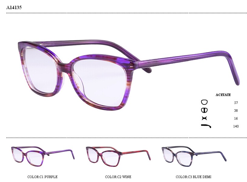 素敵な目の形のアセテートアイウェア光学眼鏡フレーム問屋・仕入れ・卸・卸売り