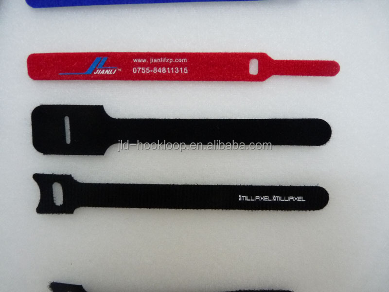 ダブル両面ベルクロテープケーブルオーガナイザーフック- と- ループ・ファスナーがラップ問屋・仕入れ・卸・卸売り