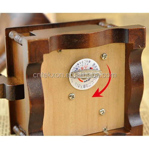 木製蓄音機からミュージカル音楽時計仕掛けのデザインのギフトボックス問屋・仕入れ・卸・卸売り