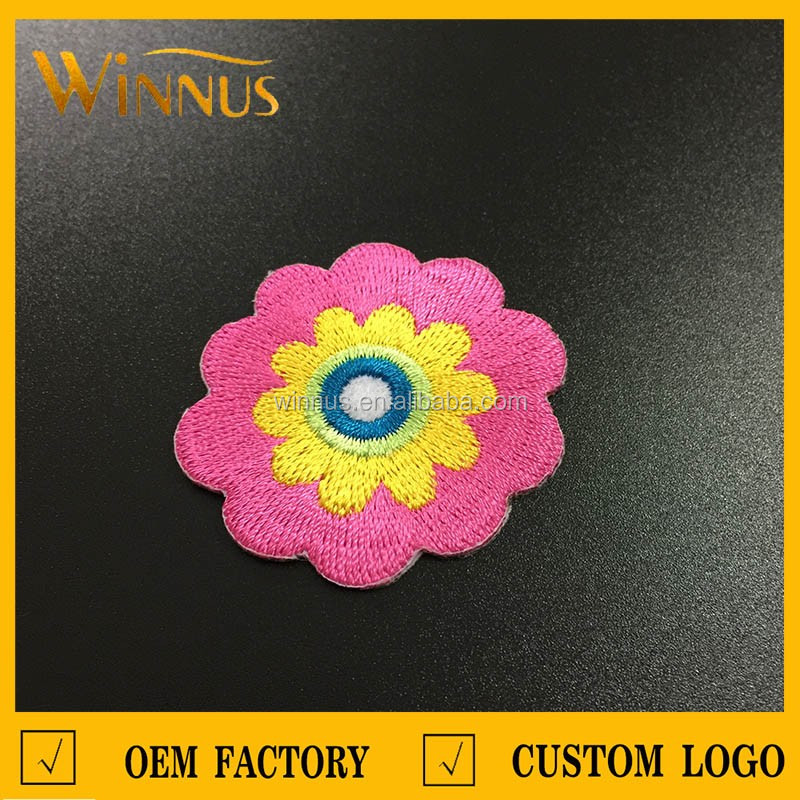 カスタム メイド子供服アイアン で アップリケ 、 刺繍の花の パッチ仕入れ・メーカー・工場