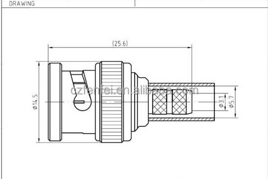 bncストレート圧着タイプrg142bオスrfコネクタのための仕入れ・メーカー・工場