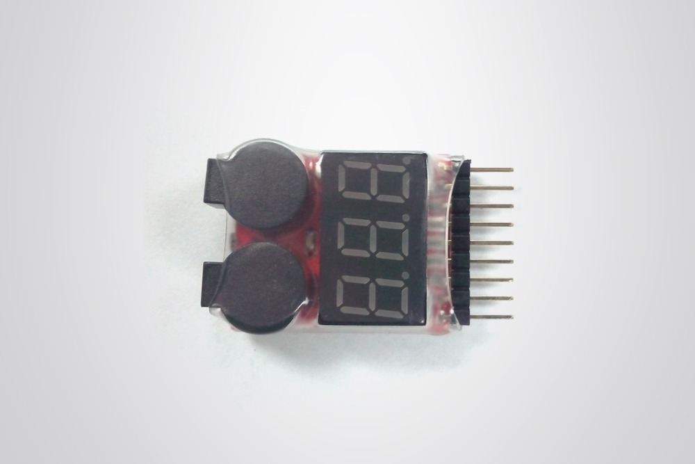 Dysリポ/li-ion/feバッテリー電圧テスター2in1rcのリポバッテリー1-8s低電圧アラームインジケータ仕入れ・メーカー・工場