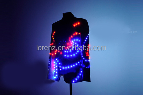 バッテリー式ledライトのためのダンスの摩耗衣装装飾問屋・仕入れ・卸・卸売り