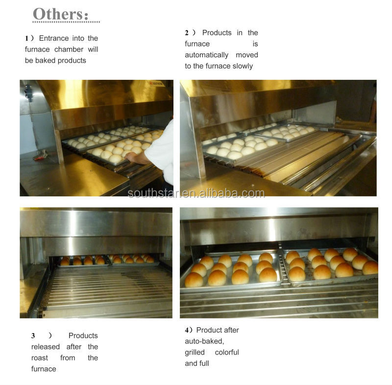 hot sale industrial bread tunnel oven