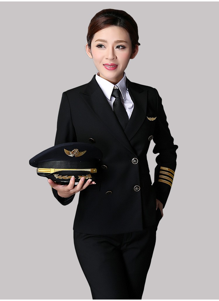 Juqianクラシックテーラーメイド緑女性航空会社のスーツ制服/女性エアラインパイロット制服仕入れ・メーカー・工場