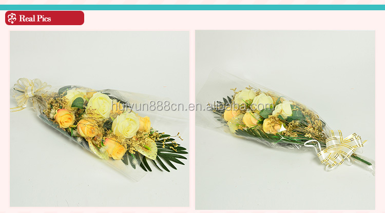 グリッター花束人工カイウユリの花を作る結婚式の装飾のための仕入れ・メーカー・工場