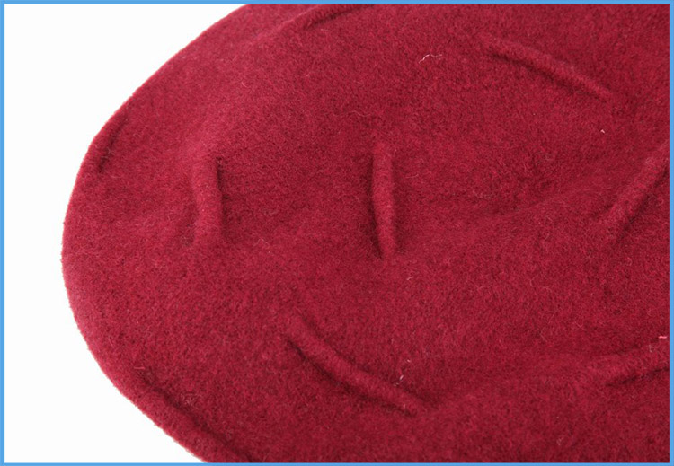 男女兼用シンプルなブランク2015純粋な色のかぎ針編みのベレー帽の帽子仕入れ・メーカー・工場