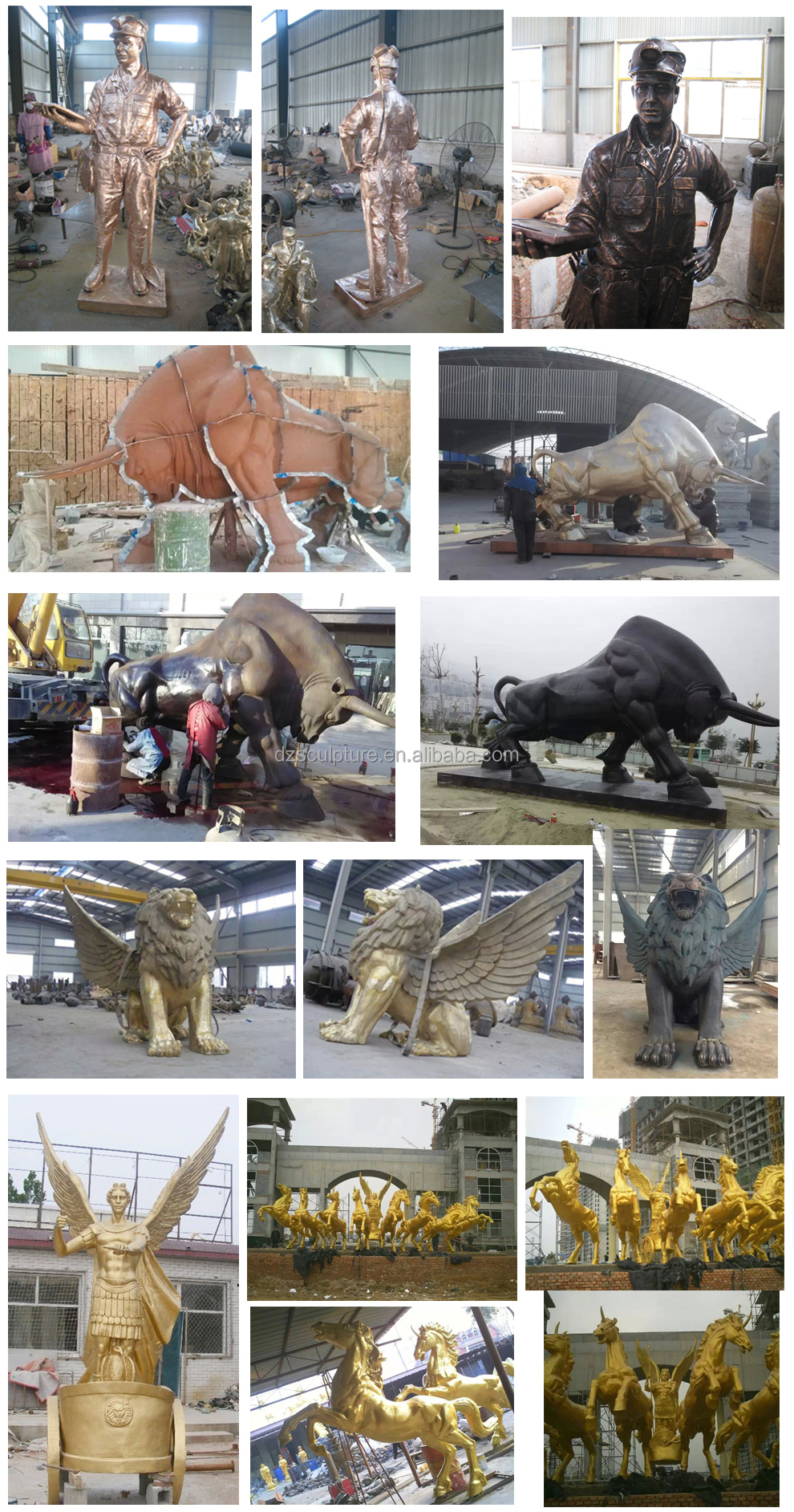 熱い販売のマスコット青銅ラッキー動物青銅中国のライオン像fooの犬仕入れ・メーカー・工場