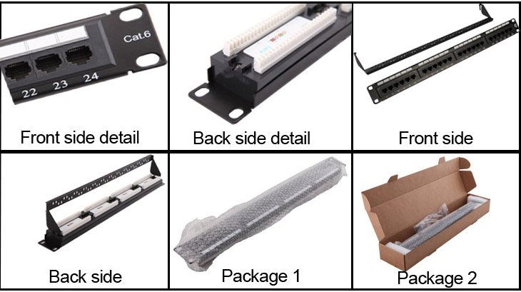 Unshieldの工場を作り出す19インチ1uネットワークutpカテゴリ6モジュラー猫6utp24- ポートパッチパネル問屋・仕入れ・卸・卸売り