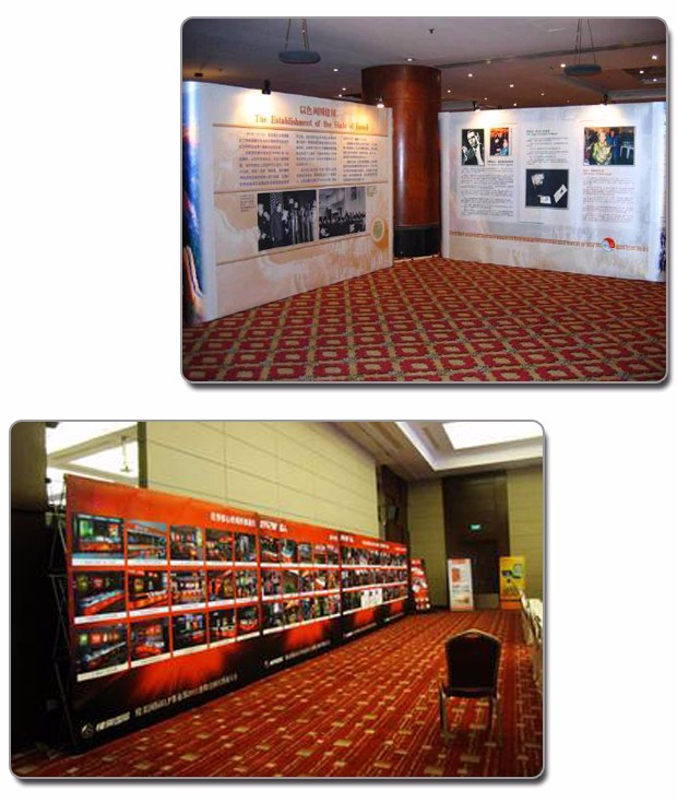 展示ストール設計ポップアップ湾曲バナースタンドhotsaleの仕入れ・メーカー・工場