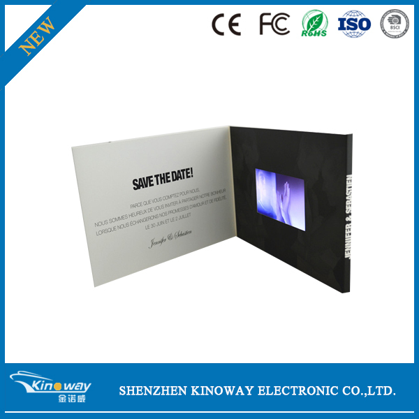 video Card wholesale flash led light Promotion Advertising Product LCD Display Video card Brochure led video card