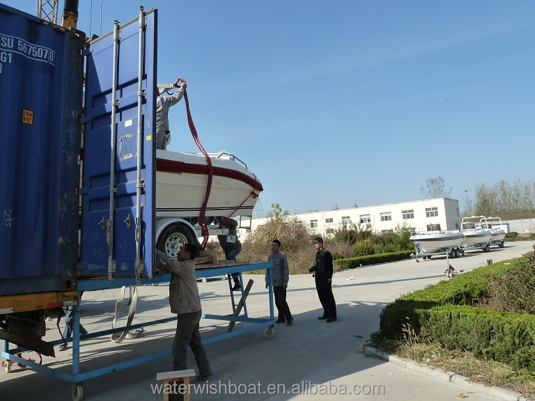 Waterwish qd 20.5キャビン中国メイドグラスファイバーボート仕入れ・メーカー・工場