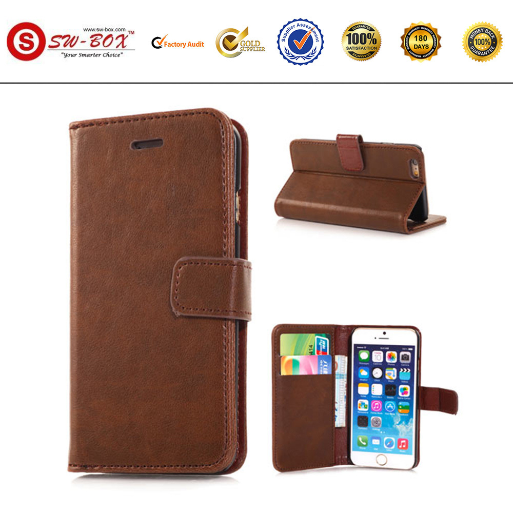Iphone用レザーケース6,新しい到着の財布のためのフリップレザーケースiphone6ケース問屋・仕入れ・卸・卸売り