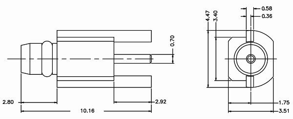 Mmcxコネクタpcbマウントジャックメス50オームkls1-mmcx003、 ul、 cerohs指令無線lanアンテナmmcxコネクタ仕入れ・メーカー・工場